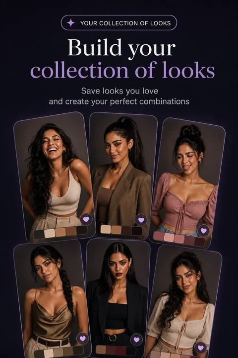 A saved collection of favourite looks.